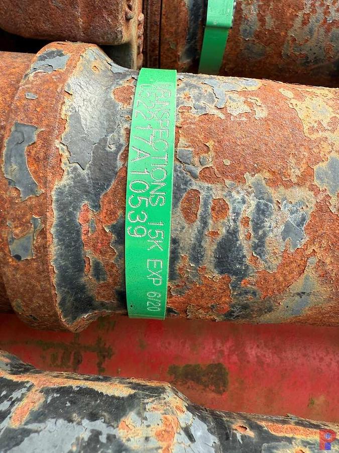 Used (32 X $) (32) 10’ JTS. OF 3” FIG 1502 15K WP FLOW IRON