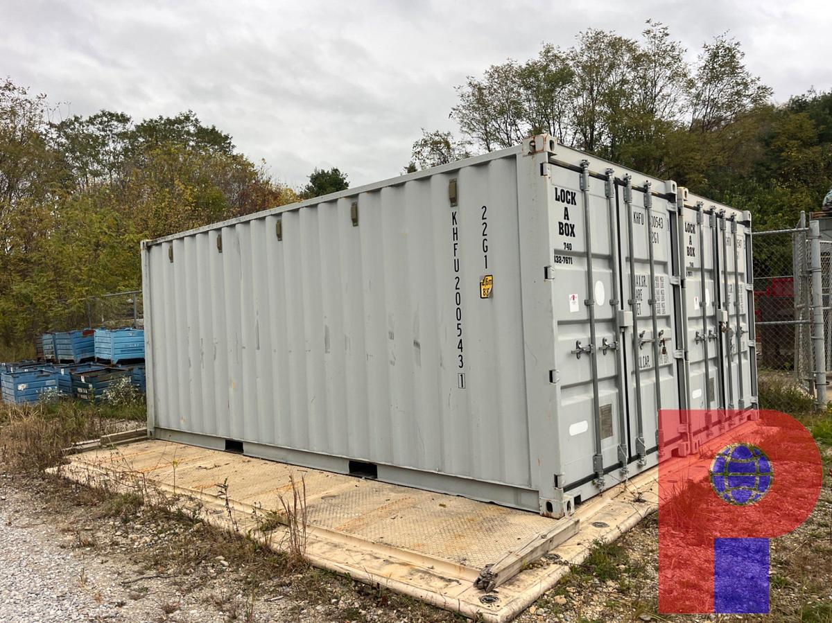 Used 20’ SEA CONTAINER W/ FORK POCKETS