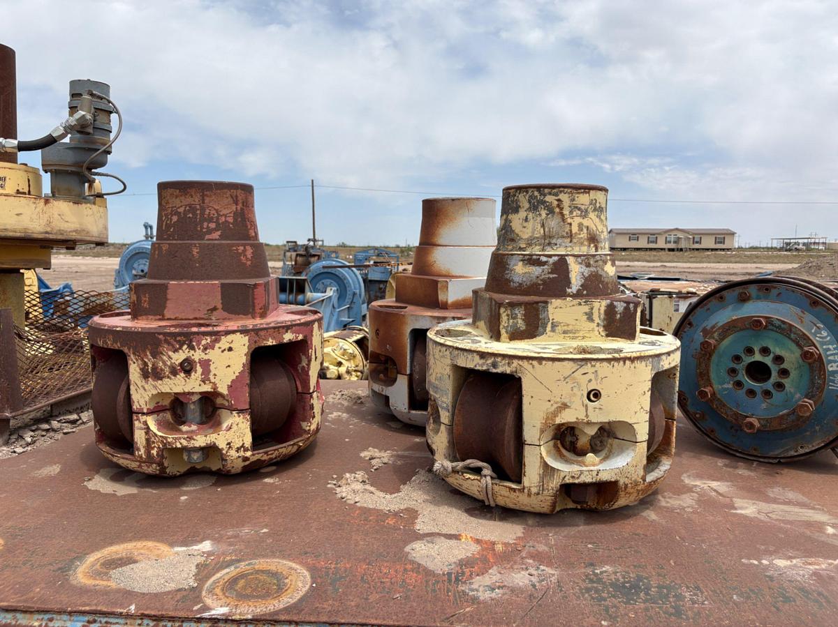 Used (3) Kelley bushings & (1) cat head winch