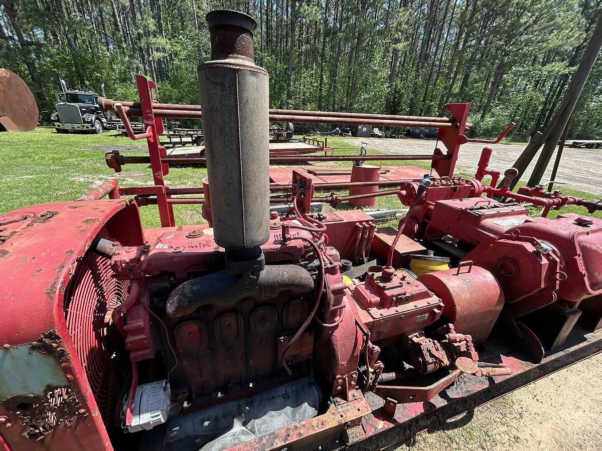 Used GASO 3969 WS 4" X 5 SKID MTD TRIPLEX WELL SERVICE PUMP