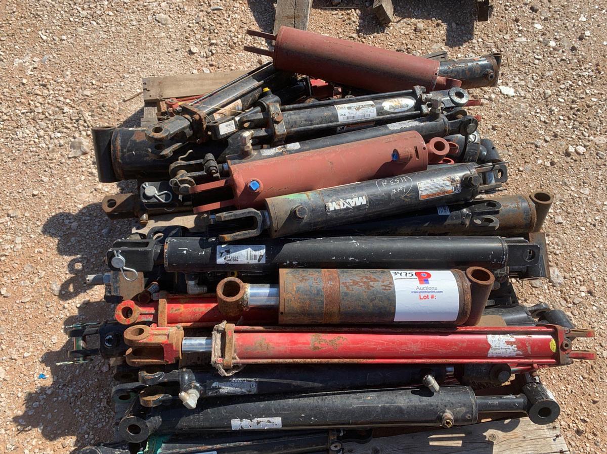 Used Pallet of 28 3000 PSI HYDRAULIC CYLINDERS