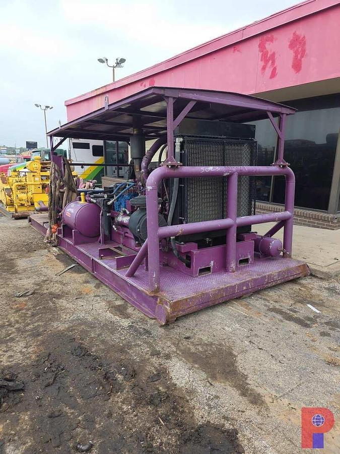 Used JWS 340 TRIPLEX PUMP P/B DETROIT DIESEL SERIES 60 ENGINE,