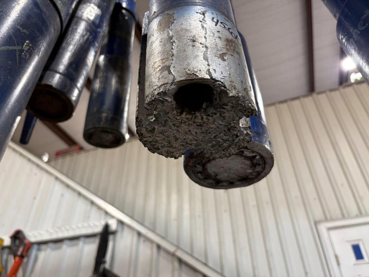 Used 4-1/2”od concave mill