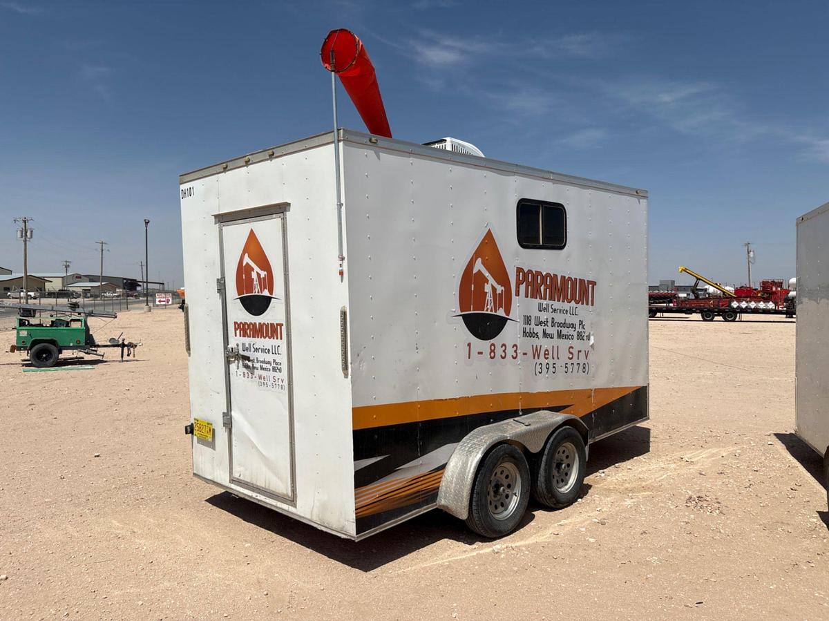 Used 2023 GRANDVIEW TRAILERS 14’ X 7’ T/A BUMPER PULL DOGHOUSE TRAILER
