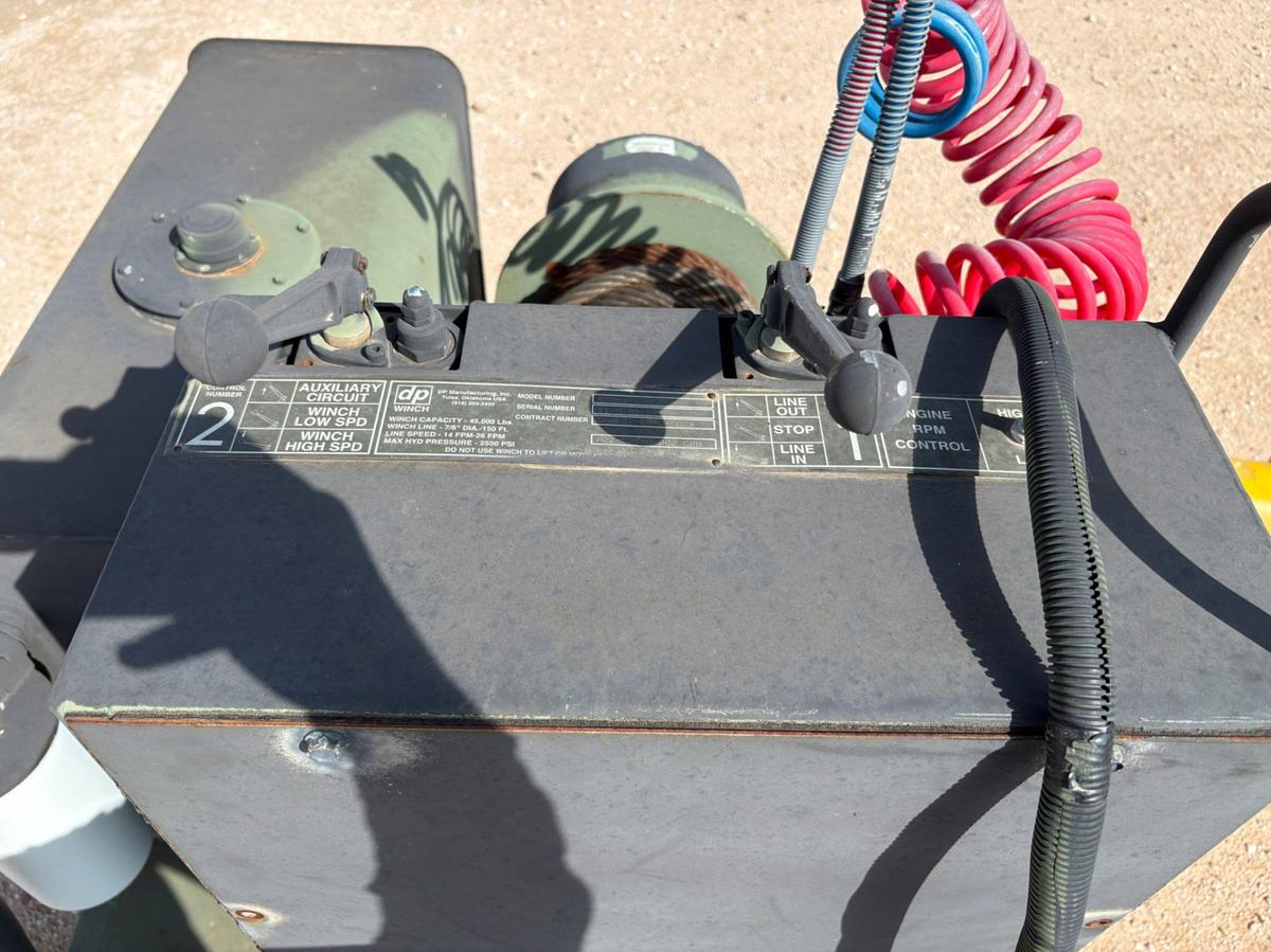 Used DP 45,000lbs hydraulic winch unit