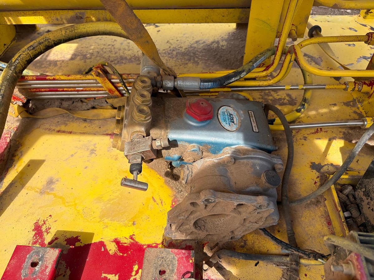 Used Frontier 3-station closing unit, skidded