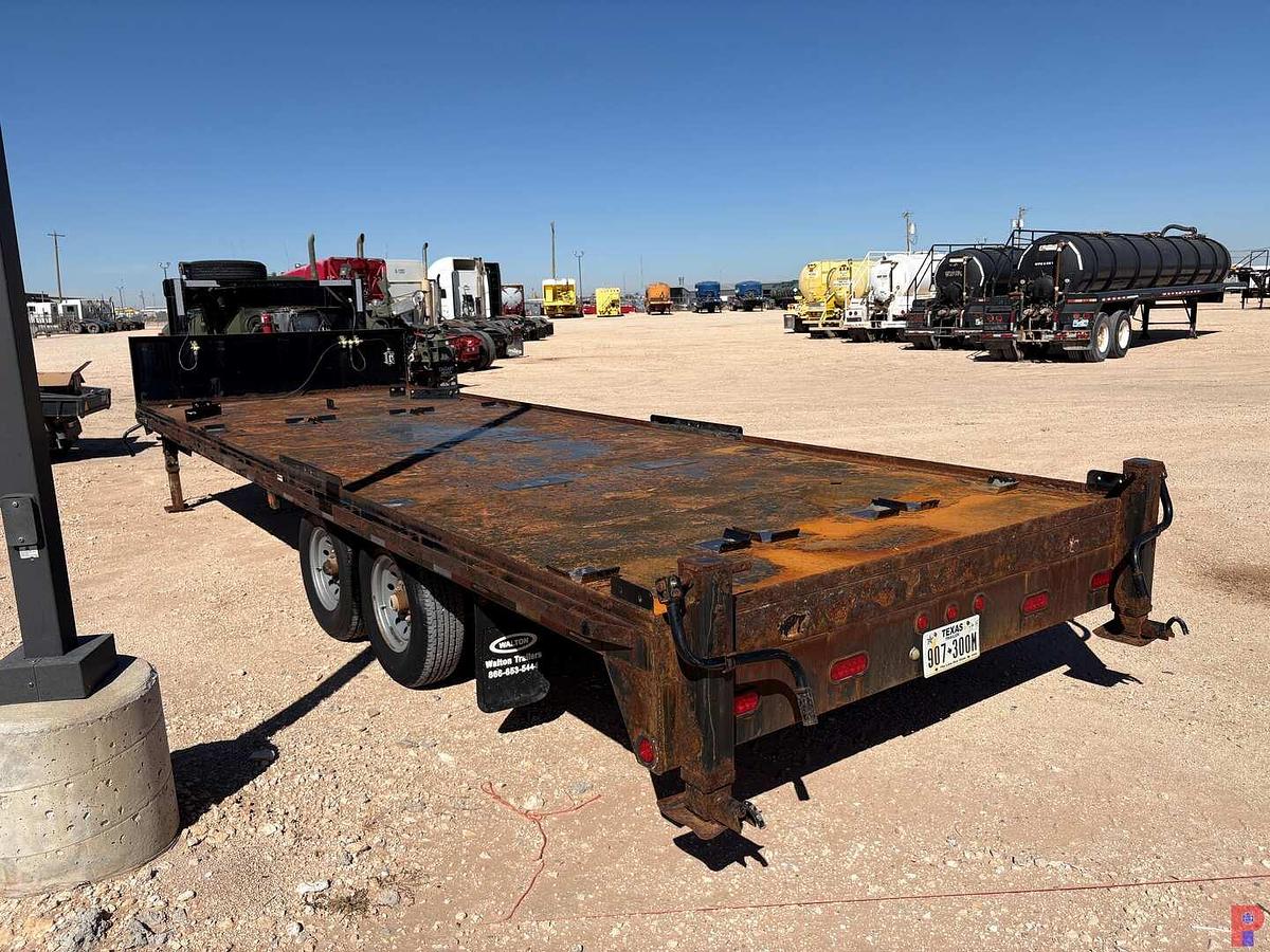 Used 2022 WALTON 24’ X 8’ T/A GOOSENECK TRAILER