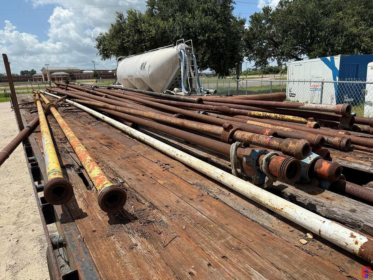 Used 2012 CLARK TRAILER SERVICE 45' X 102" TRI AXLE FLATBED OILFIELD FLOAT TRAILER