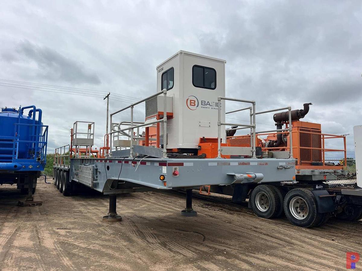 Used 2015 NOV HYDRA RIG 4 AXLE COIL TUBING REEL TRAILER