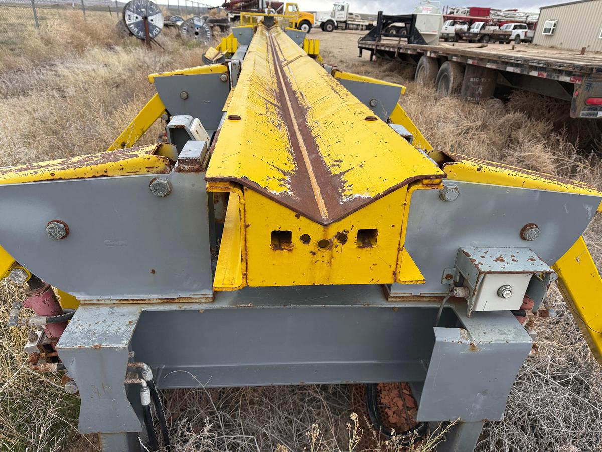 Used NORTH RIG C4S 30’H HYDRAULIC CATWALK PIPE HANDLER SKIDDED P/B YANMAR DIESEL ENGINE