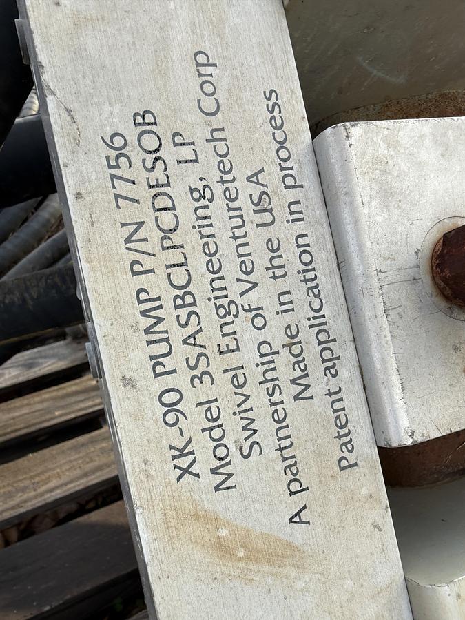 Used VENTURETECH XK-90 HYDRAULIC PUMP & MANIFOLD F/ POWER SWIVEL