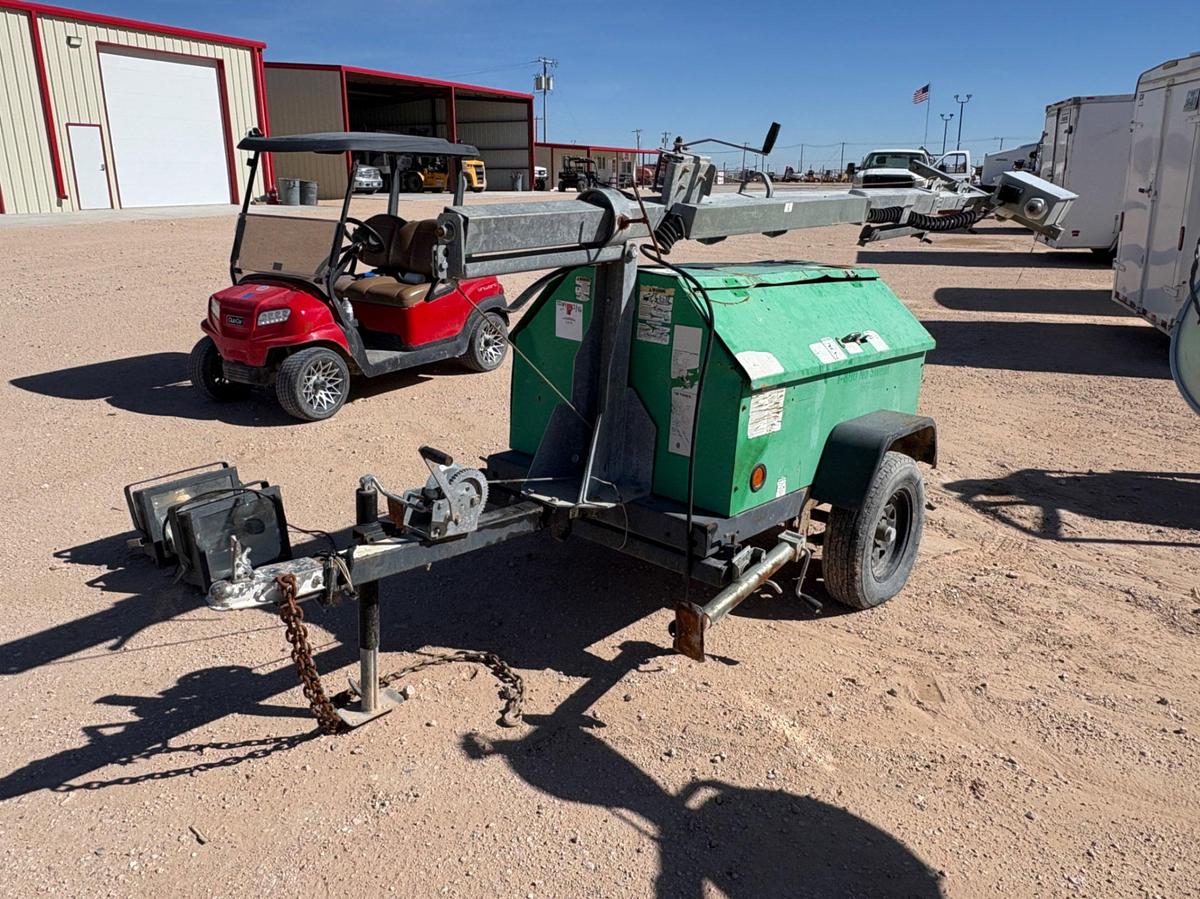 Used 2012 TEREX RL4 S/A BUMPER PULL 6KW LIGHT TOWER