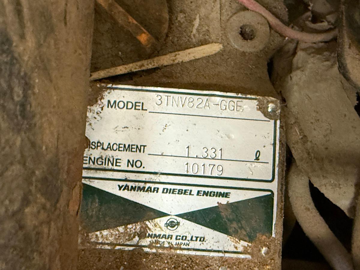 Used MARATHON 8-KW GENERATOR P/B YANMAR 3-CYLINDER DIESEL ENGINE