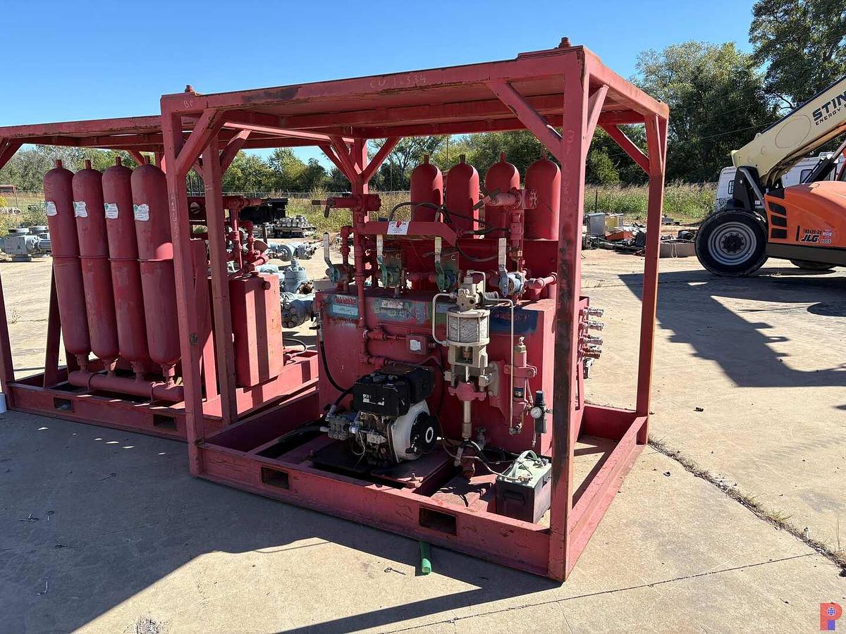Used 4-STATION CLOSING UNIT SKID