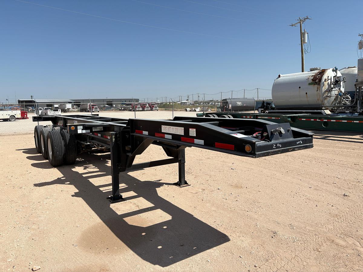 Used 2017 CIMC SZJ9360TJZ54 3-AXLE 20’ SHIPPING CONTAINER TRANSPORT TRAILER