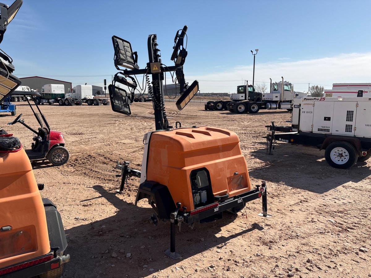 Used 2018 GENERAC MLT6SMD 6KW S/A BUMPER PULL LED LIGHT TOWER