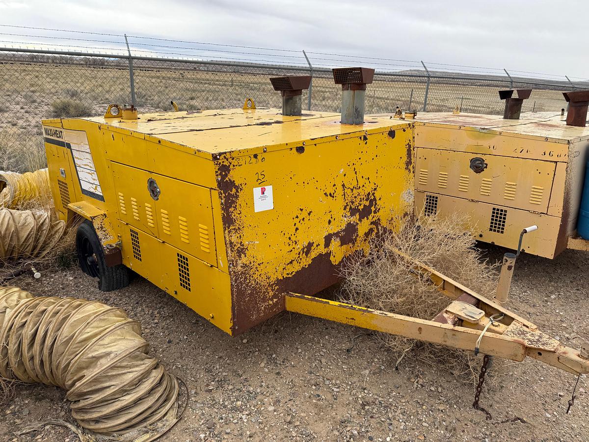 Used ALLMAND BROS MAXI-HEAT MODEL MH-TL16 TOWABLE HEATER