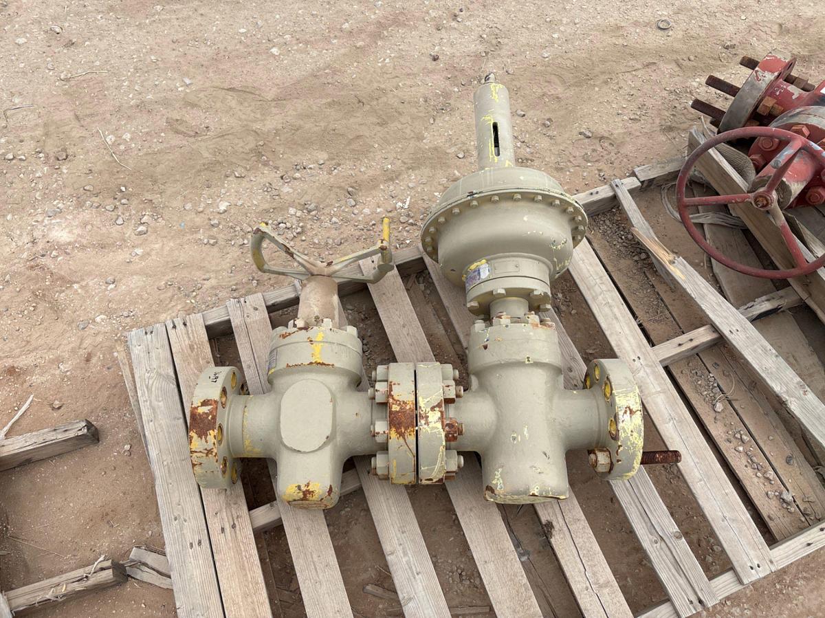 Used (2) 2-9/16” 5k & (1) 1-13/16” 10k pneumatic gate valves