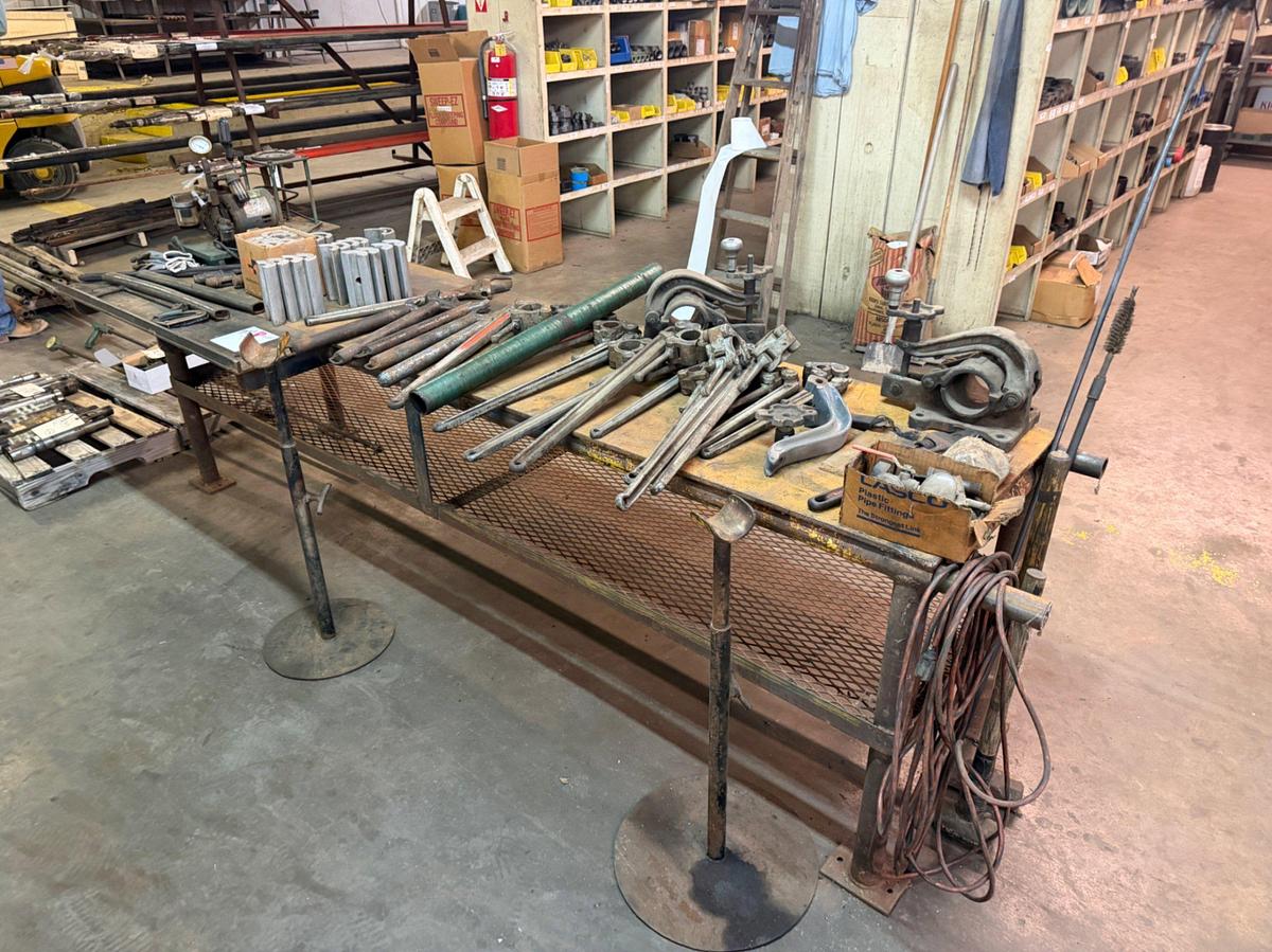 Used Pump Working / Test Table w/ tools