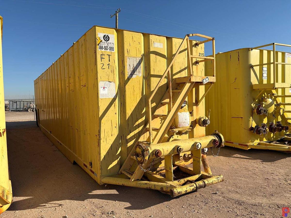 Used 2011 TROXELL 42’ X 8’ X 9.5’ 500BBL S/A FRAC TANK