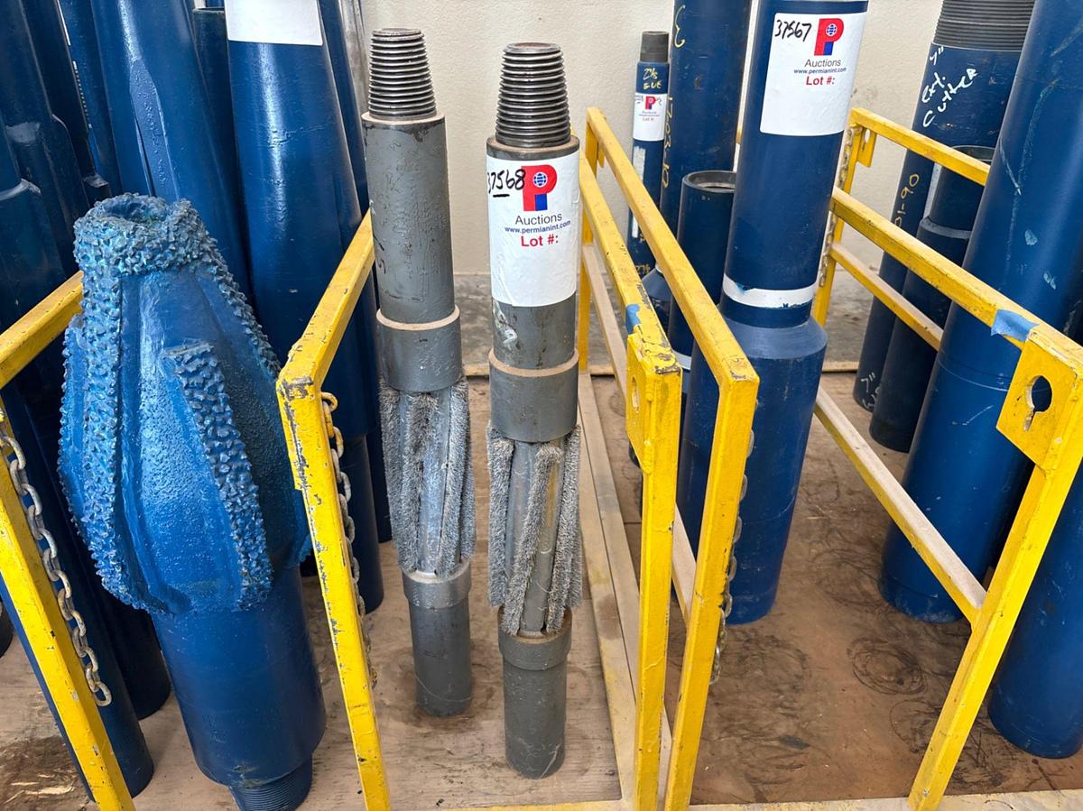 Used (2x$) 3-1/2”OD rotary wire brush mills