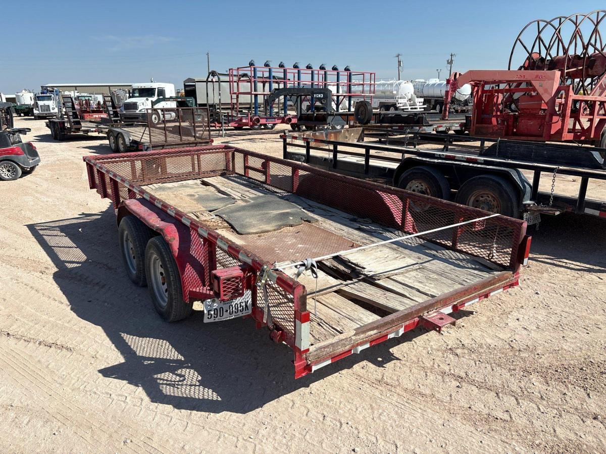 Used 2012 C&M TRAILERS 16’ X 6.5’ T/A BUMPER PULL UTILITY TRAILER