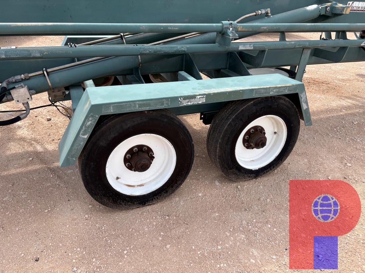 Used VEKTOR 40’ X 8’ T/A GOOSENECK HYDRAULIC PIPE HANDLER TRAILER