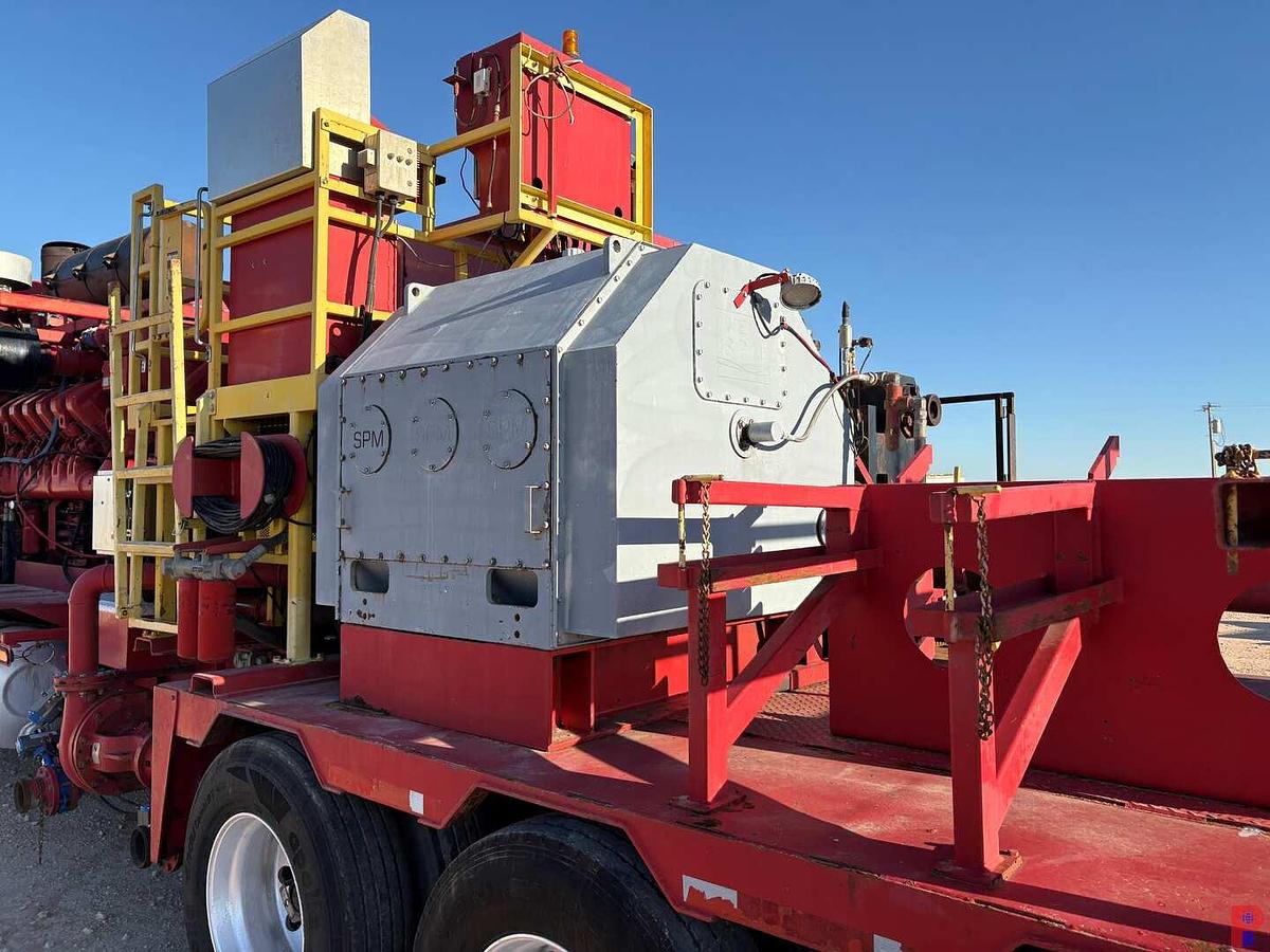 Used 2011 BLACKSTONE TRAILER MFG 3-AXLE FRAC PUMP TRAILER