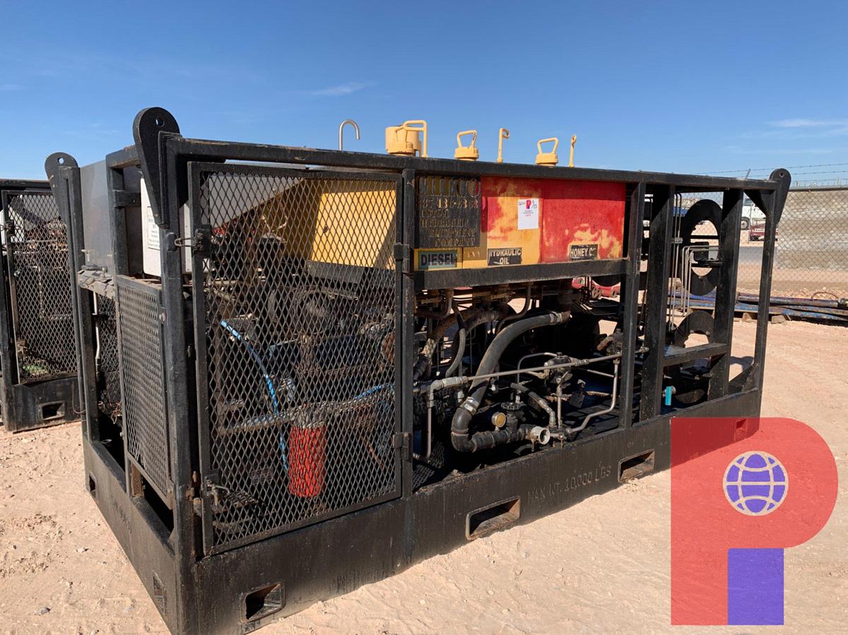 Used CHECO SKIDDED GREASE INJECTION UNIT 12’ X 7’