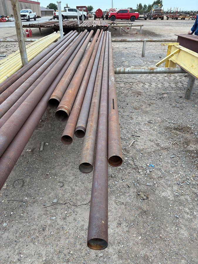 Used (155 x $) 155’ (5 jts) of 4” od wash pipe