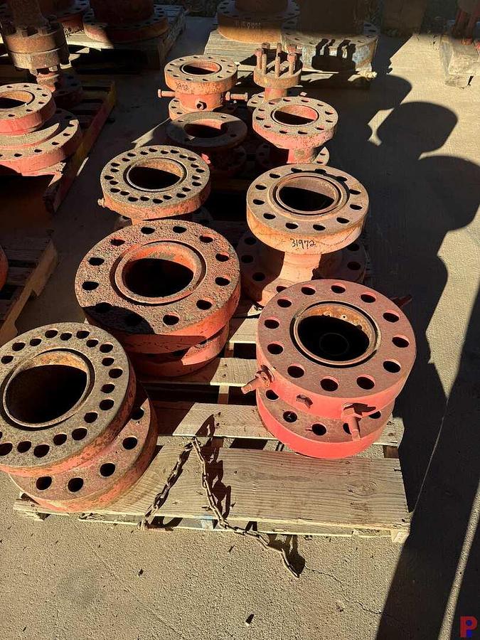 Used (4) PALLETS OF 2-1/2” - 8-1/8” ADAPTER SPOOLS