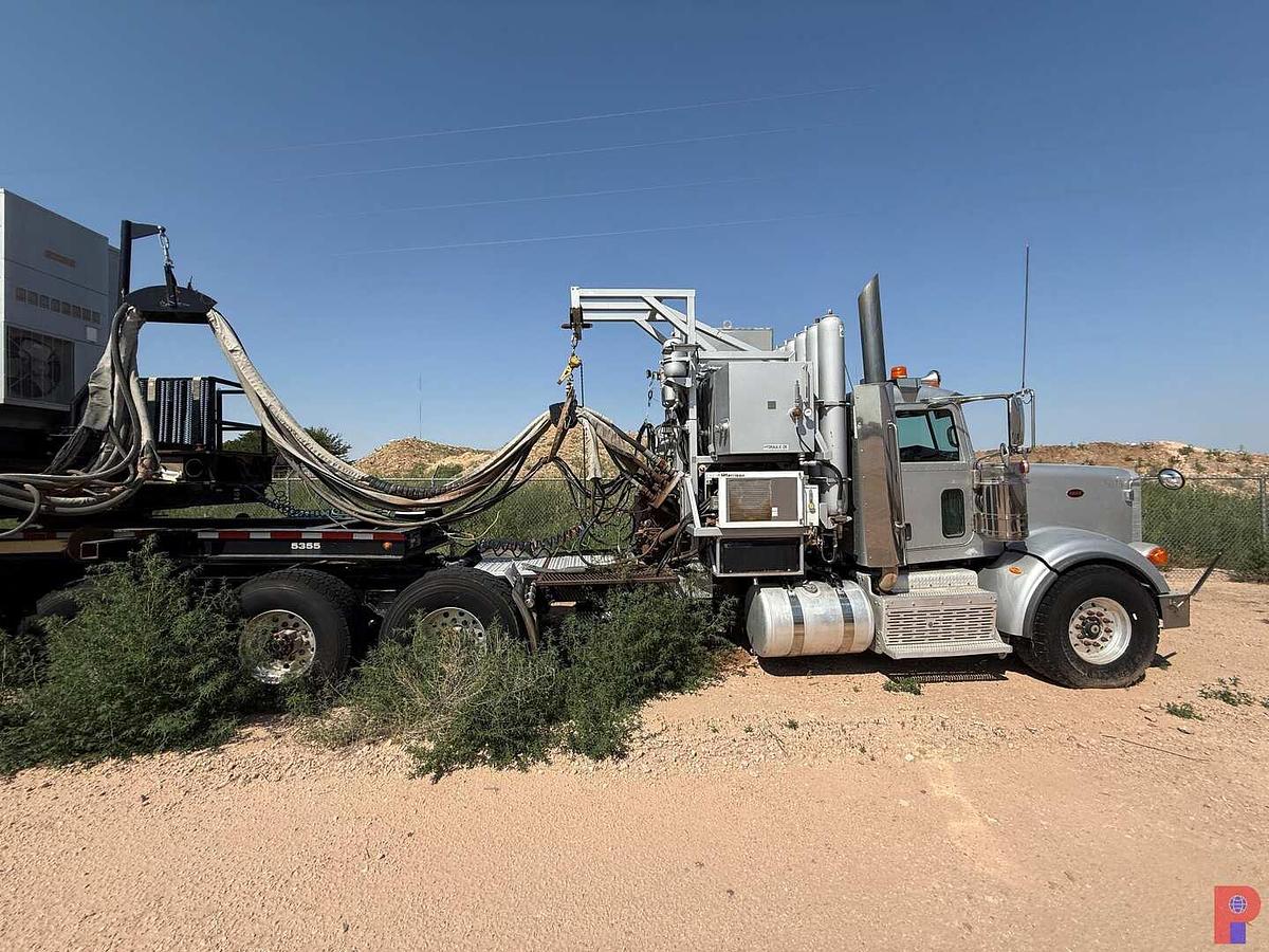 Used 2015 PETERBILT 367 TRI-DRIVE COIL TUBING HAUL TRUCK