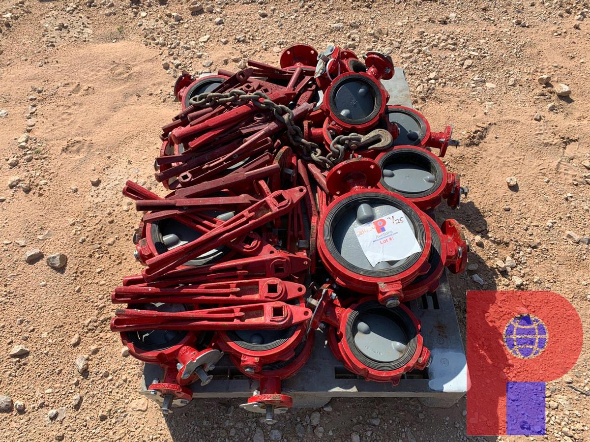 Used (22) BUTTERFLY VALVES