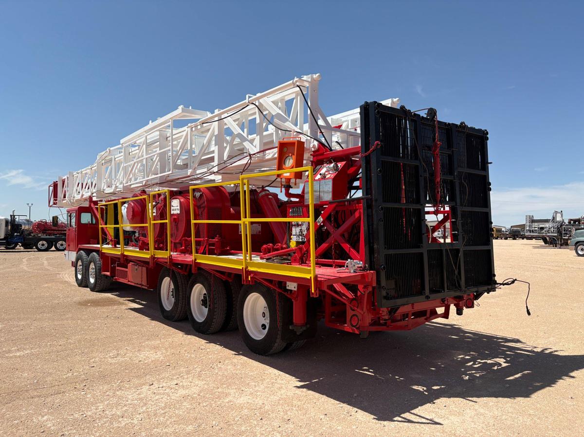 Used 2008 RIG WORKS MUSTANG 550 5-AXLE WELL SERVICE RIG