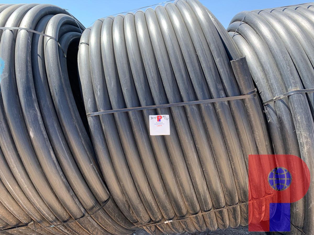 Used 1,000 FOOT ROLL OF 3” IPS DR9 POLY PIPE