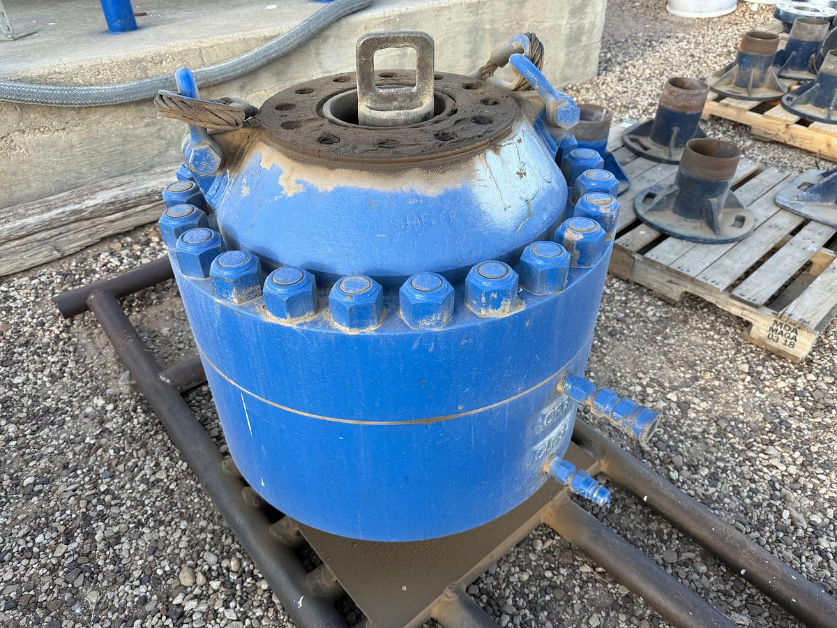 Used 7-1/16 SHAFFER 5K WP HYD ANNULAR BLOWOUT PREVENTER, CHARTED