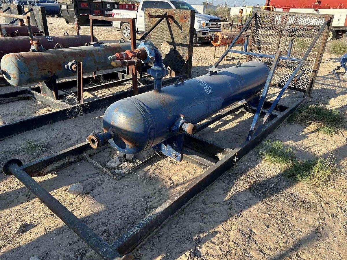 Used SKID MTD 18” X 96” 3000PSI VERTICAL SAND SEPARATOR