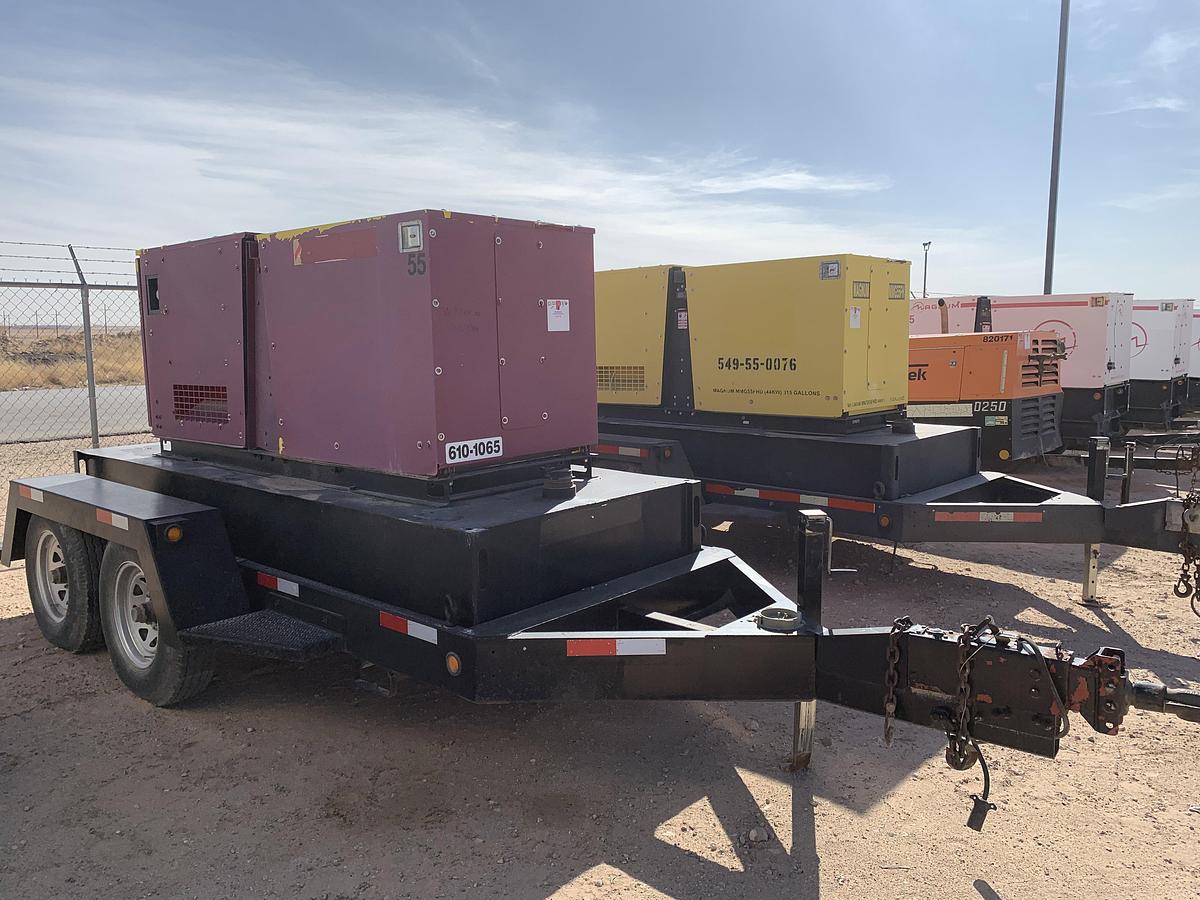 Used 2011 MAGNUM TRAILERS MMG55FH T/A BUMPER PULL 44KW GENERATOR