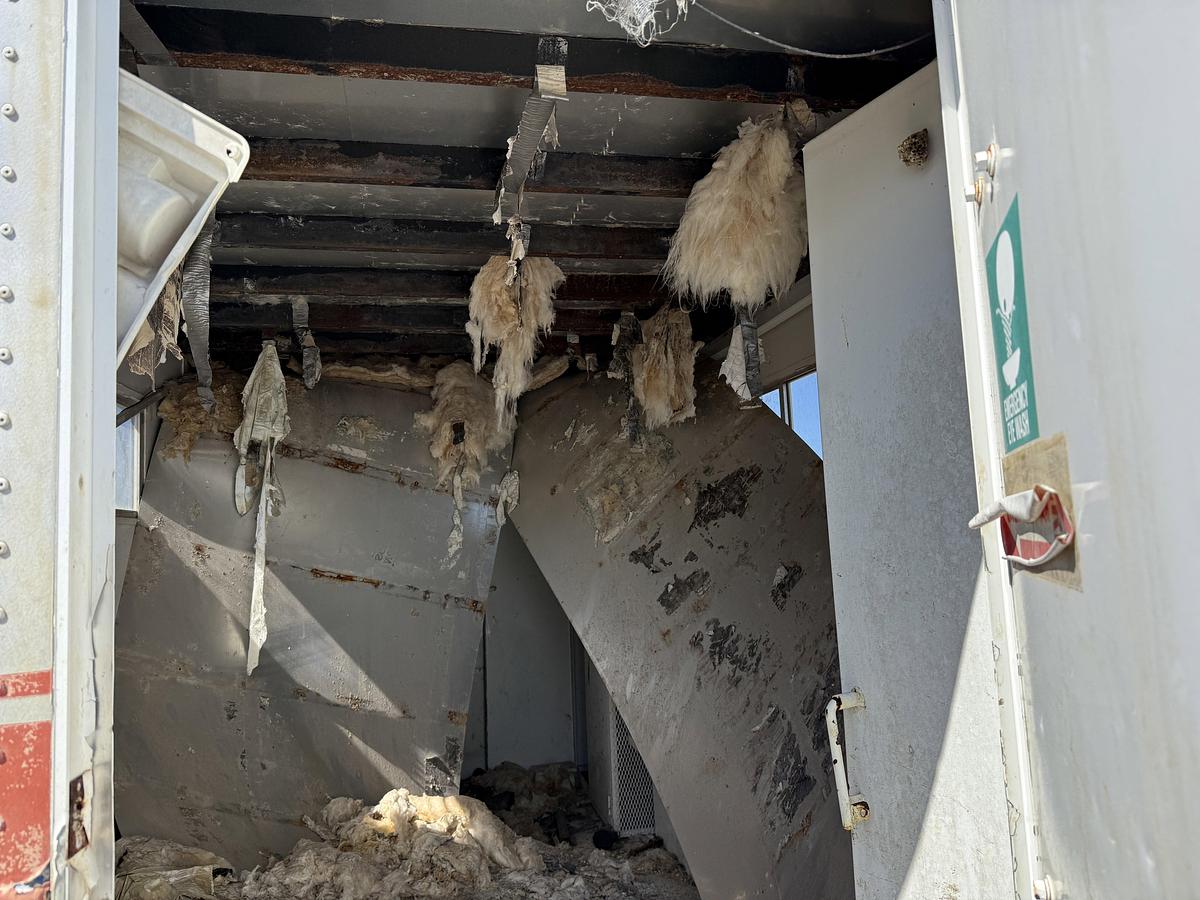 Used 12’ T/A BUMPER PULL DOGHOUSE TRAILER (DAMAGED)