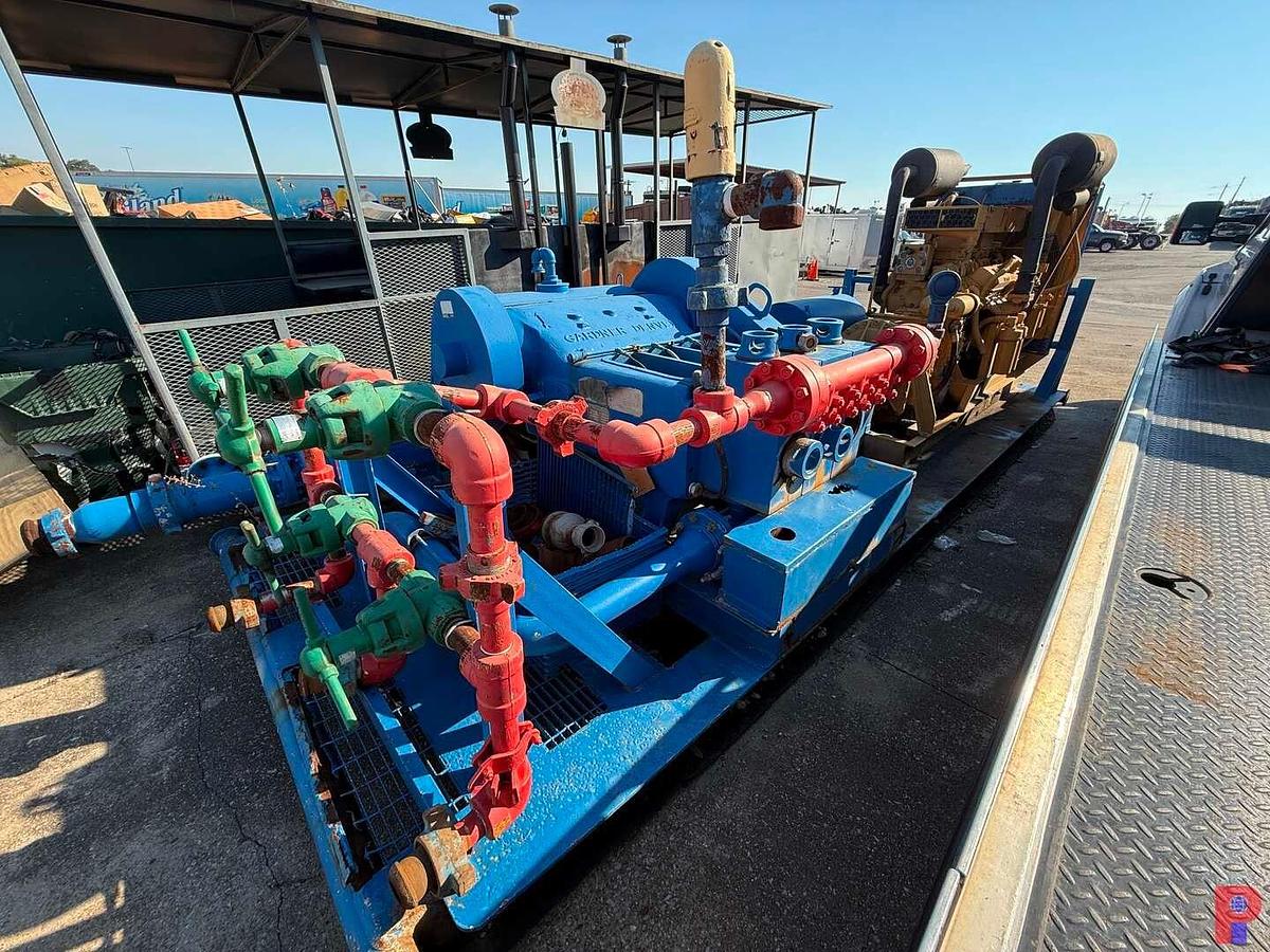 Used GARDNER DENVER PAH TRIPLEX WELL SERVICE PUMP P/B DETROIT 12V71 ALLISON TRANS.