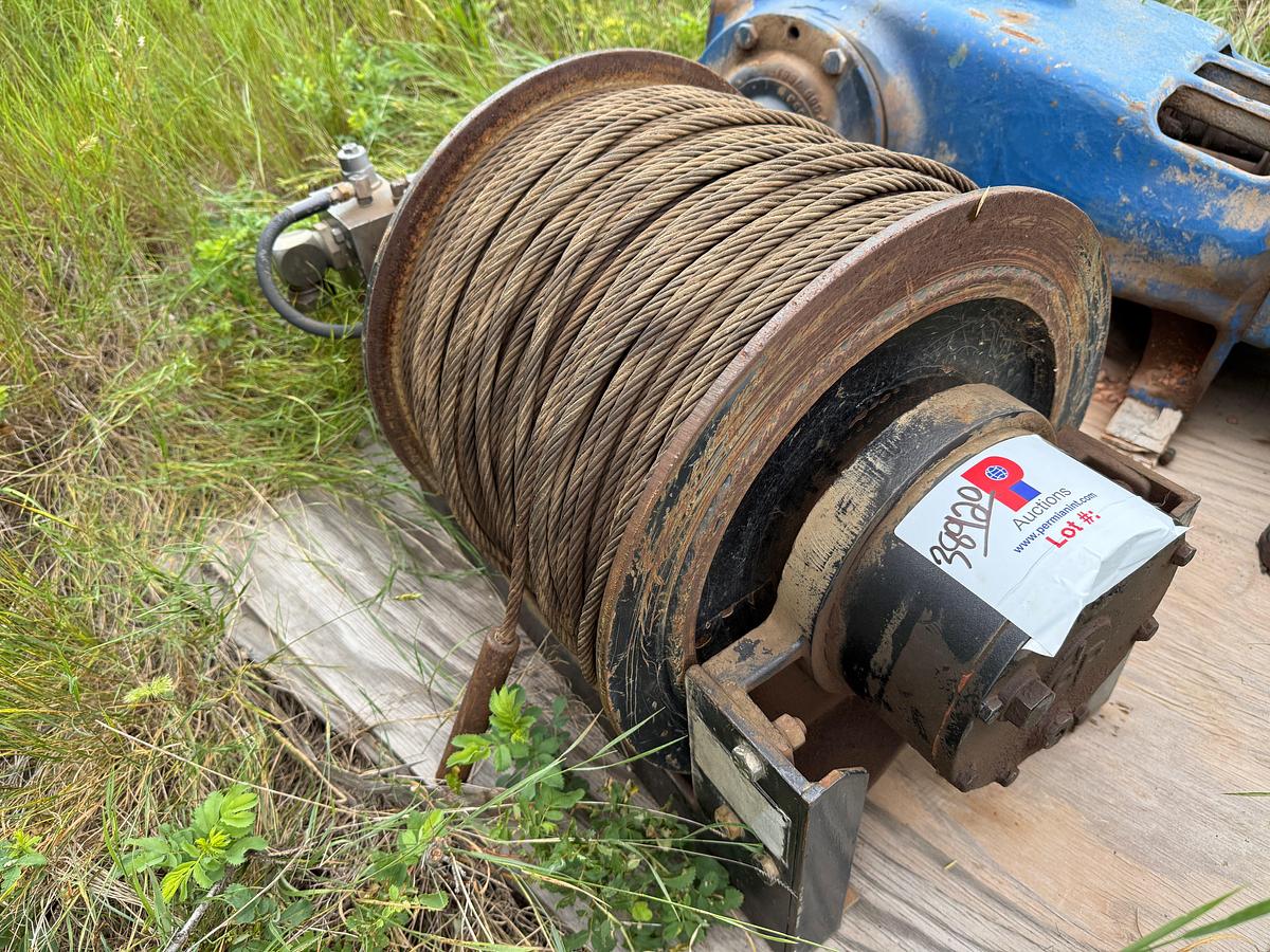 Used DP HYDRAULIC WINCH COMPLETE W/ HYD MOTOR