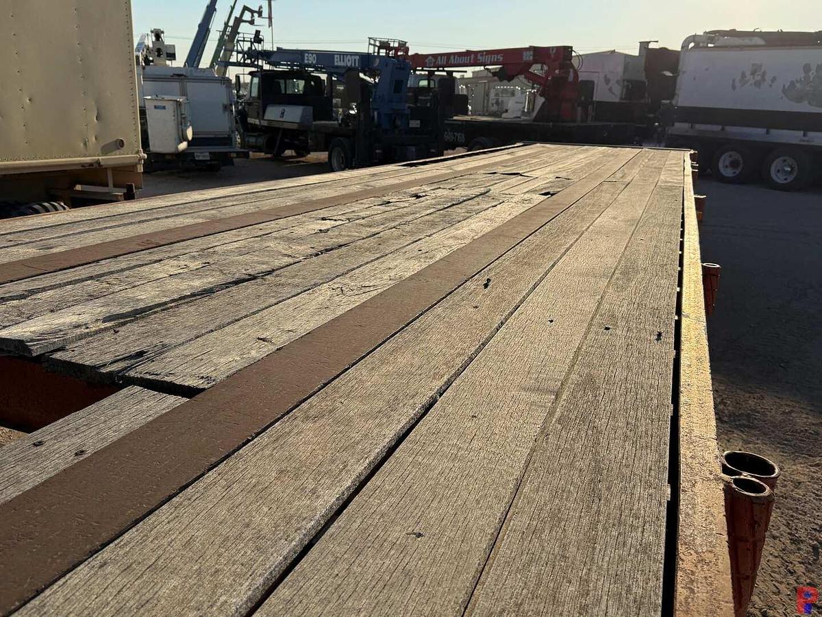 Used 1982 LUFKIN 40’ X 102” OILFIELD FLOAT FLATBED TRAILER