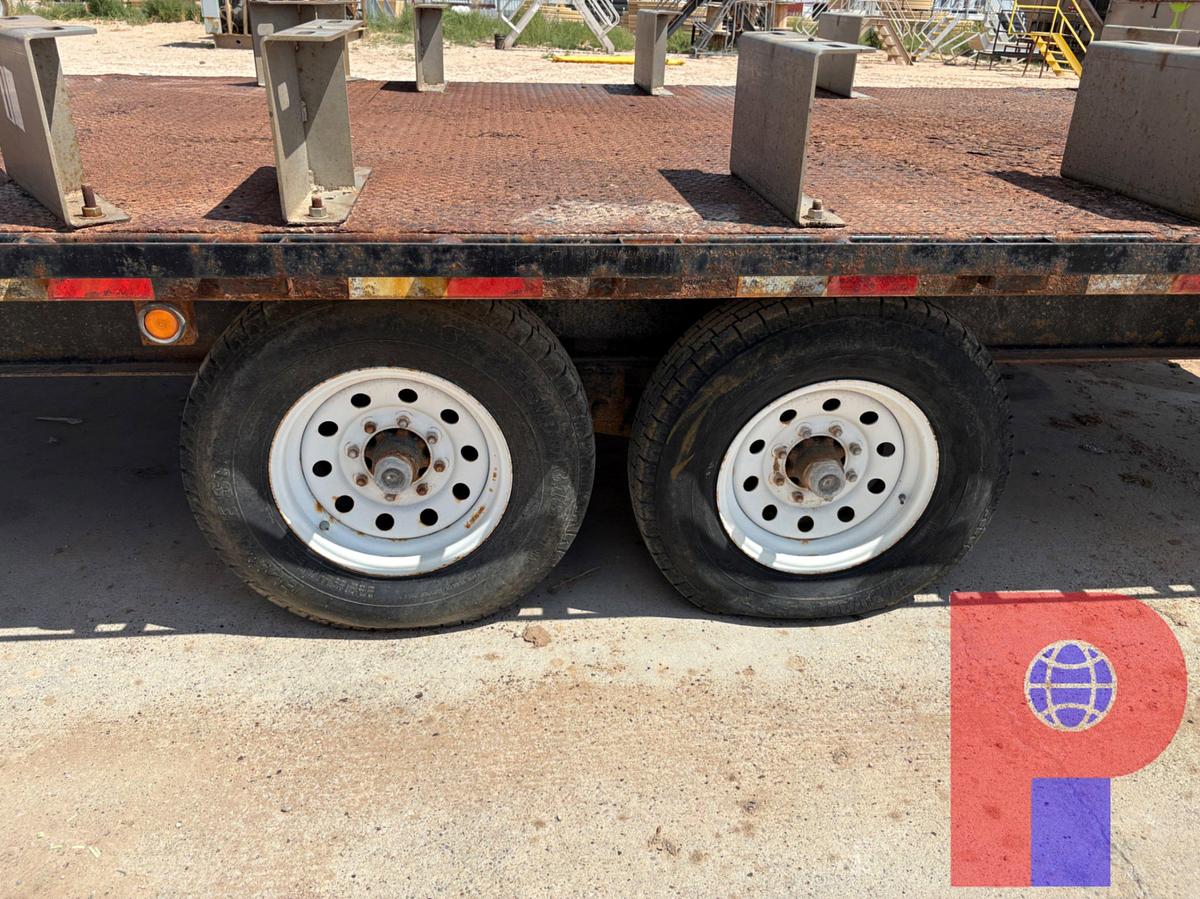 Used 2019 BIG BUBBA'S TRAILERS 20’ X 8’ T/A BUMPER PULL FLATBED UTILITY TRAILER