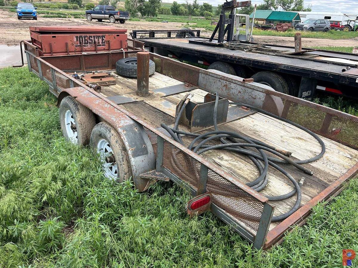 Used 2006 SHOPBUILT 16’ T/A TOOL TRAILER
