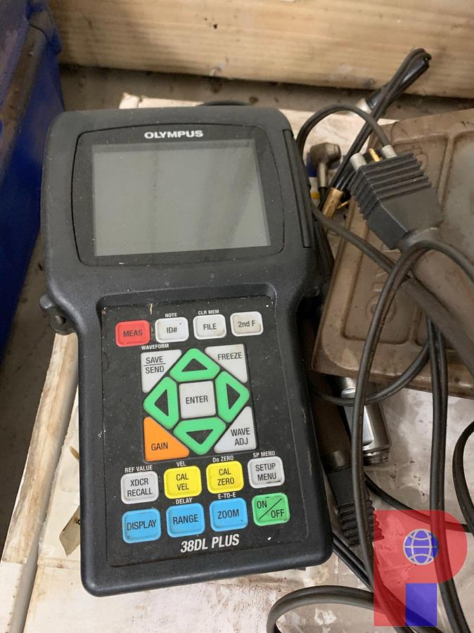 Used (4x$) OLYMPUS 38DL PLUS ULTRASONIC THICKNESS GAUGE & (1) DEWALT 12V MAX CORDLESS INSPECTION CAMERA