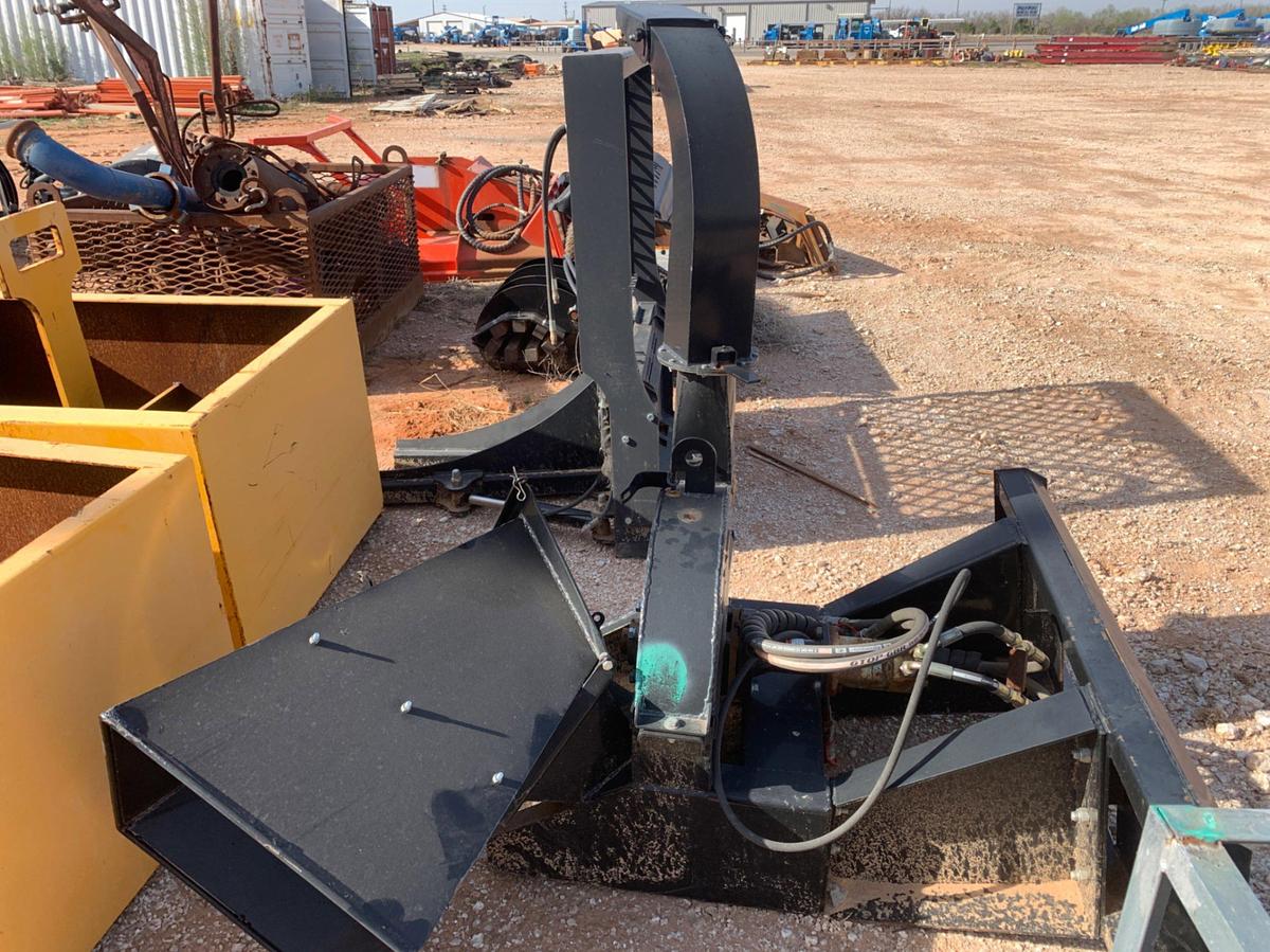 Used Hydraulic Skid Steer Mower King Attachment