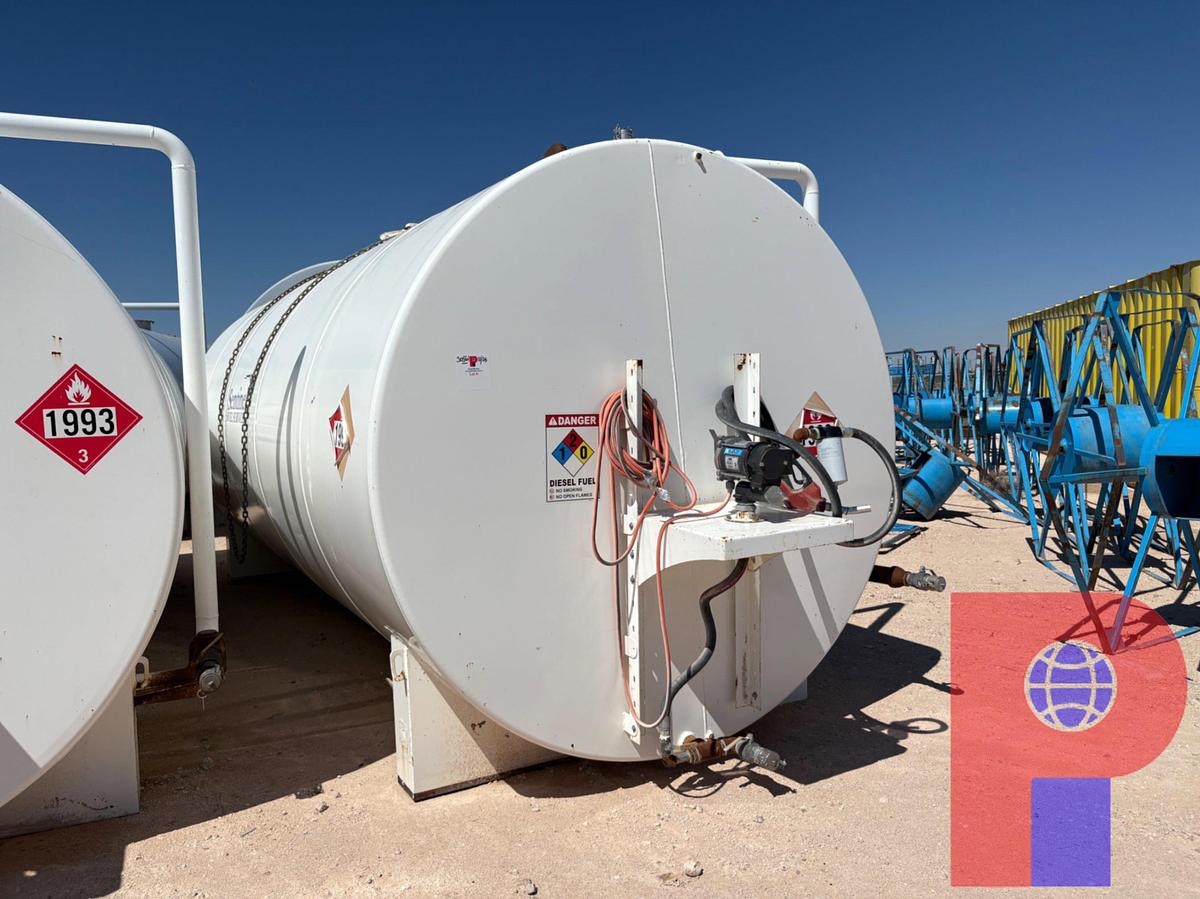 Used SENTINEL 20’ X 8’ 8,000 GALLON DIESEL FUEL TANK