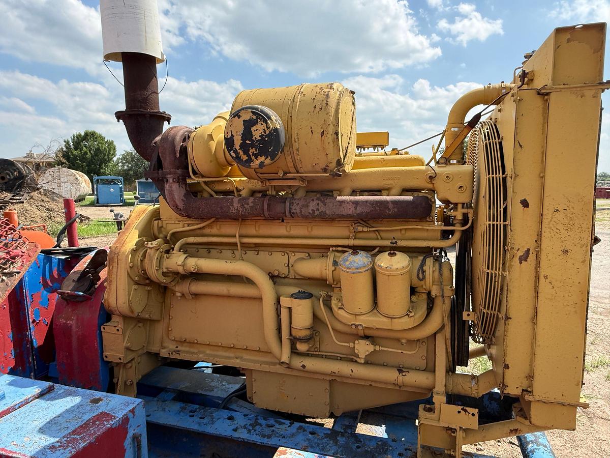 Used OILWELL 7-1/4”x14” DUPLEX MUD PUMP P/B CAT D353
