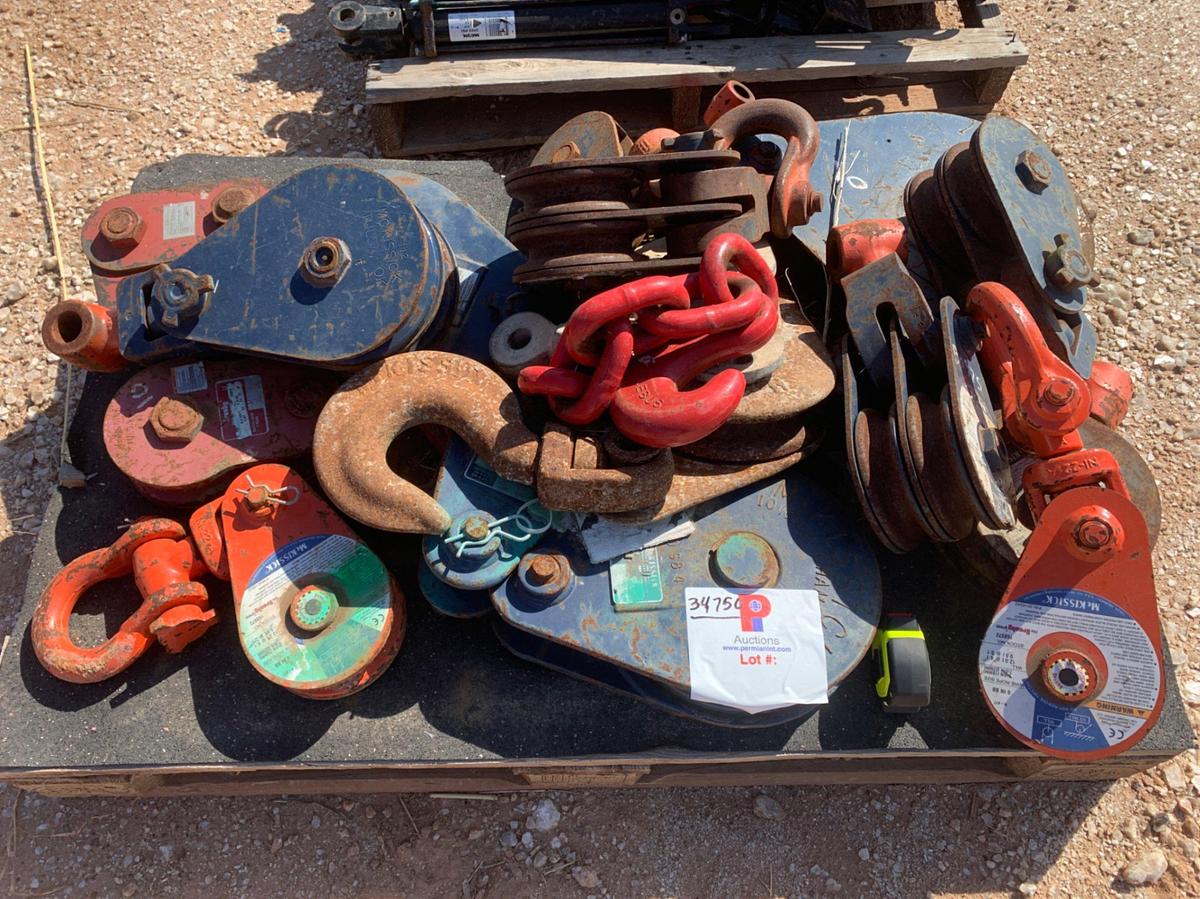 Used Pallet of McKissick 3/4” Wire to 10” Chain Hoist
