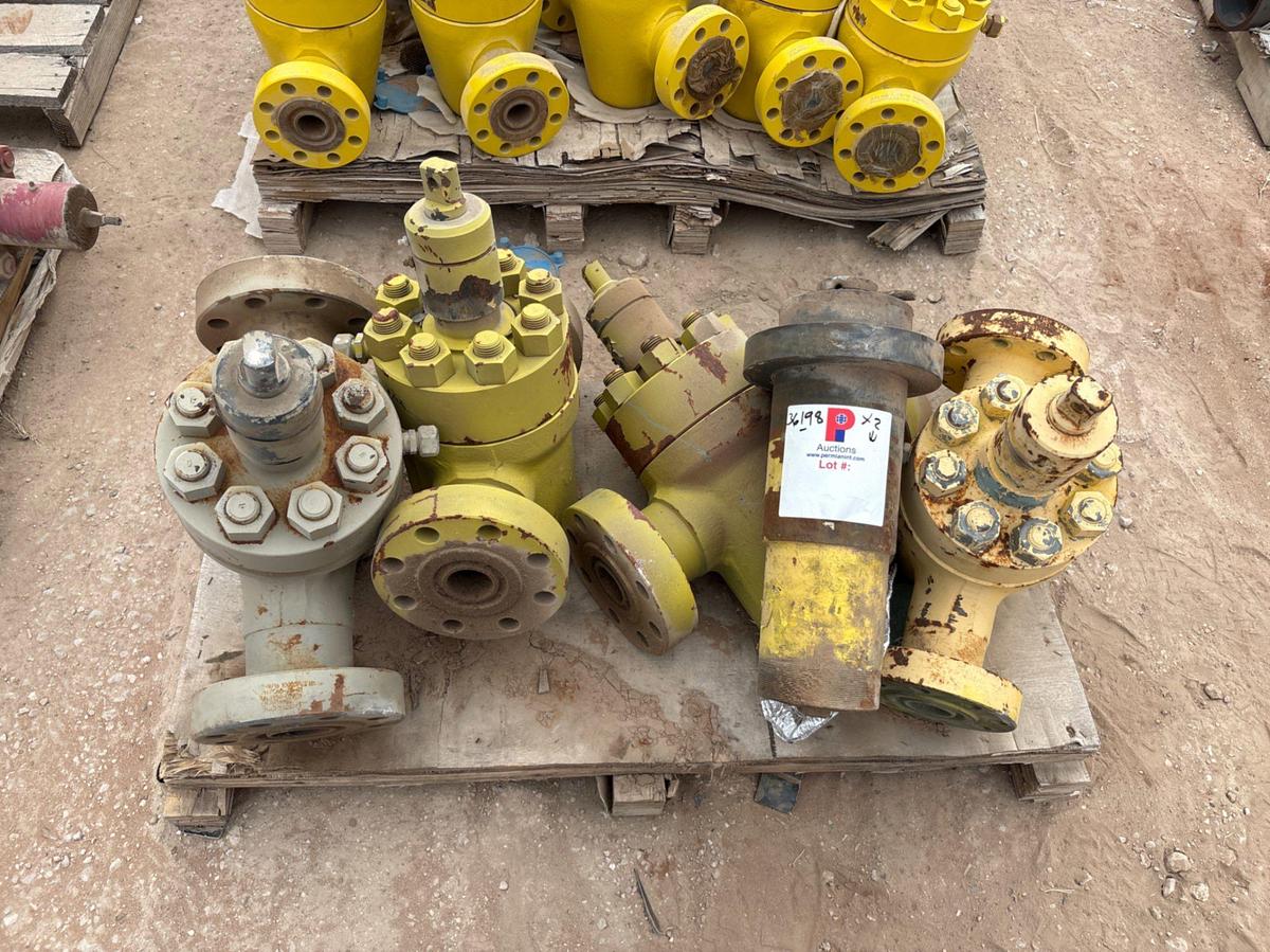 Used (7) 1-13/16” 10k gate valves